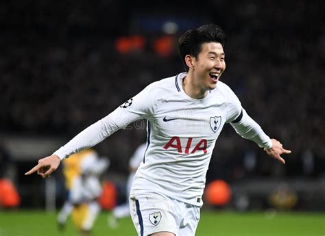 Madrid, Spain - 01 MAY 2019: Heung-min Son during the UEFA Champions League 2019 Final Match ...