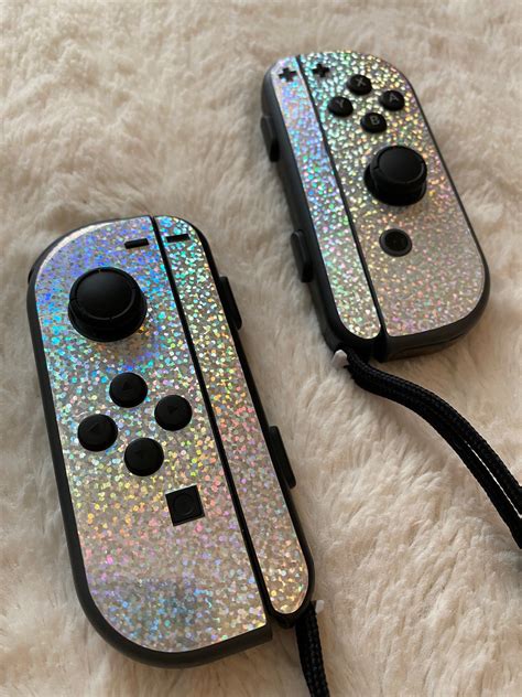 Nintendo Switch Joy Con Decals Custom Made Skin Holographic Glitter - Etsy