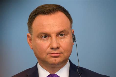 President of Poland Andrzej Duda Editorial Stock Photo - Image of ...