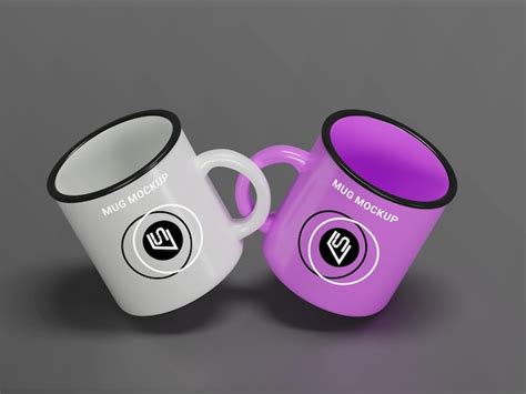 Premium PSD | Psd realistic modern mug mockup