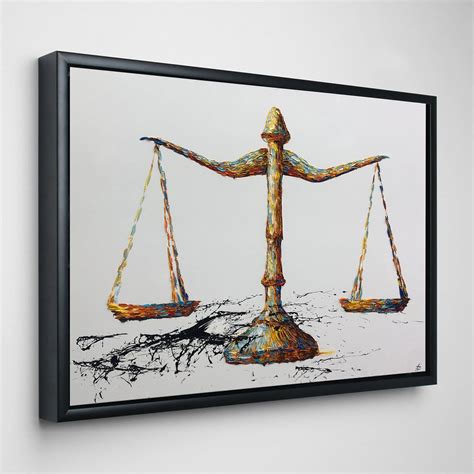 Large Libra Painting Libra Astrology Zodiac Sign For Lawyers Office Decor | EQUILIBRIUM