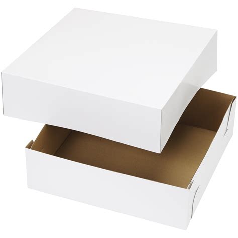 Wilton White Square Corrugated Cake Box, 16 x 16 x 5 inch, 2-Count - Walmart.com - Walmart.com