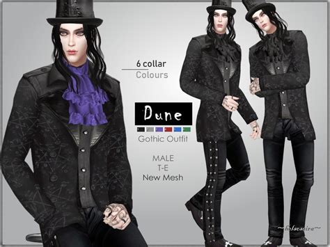 Style : Gothic, Vampire style suit with trousers - collar and lace up detail Found in TSR ...