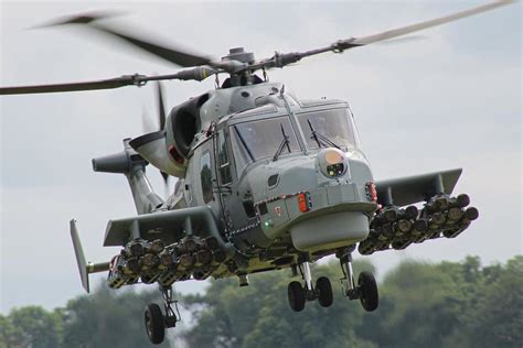 SNAFU!: A Royal Navy Lynx Wildcat helicopter sporting her impressive 20 Sea Martlet missile ...