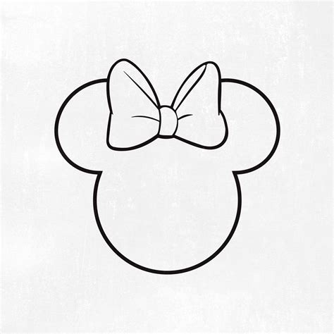 List 92+ Wallpaper Minnie Mouse Ears Outline Updated