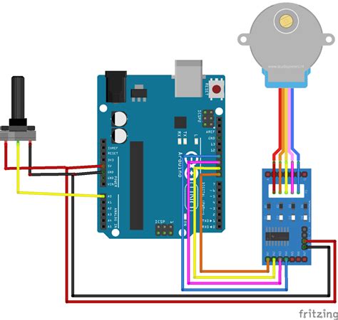 clapă Actualizați Acvariu stepper motor potentiometer arduino amprentă digitală în fața ciupi