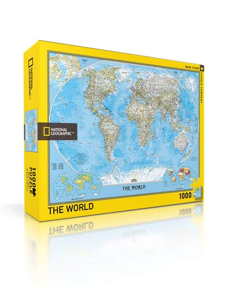 World Puzzle - 1000 piece (National Geographic) | New York Puzzle Company