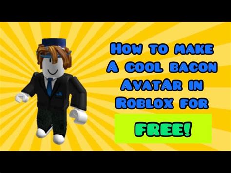 Top 99 bacon roblox avatar được xem và download nhiều nhất