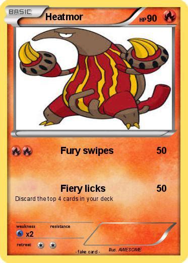 Pokémon Heatmor 39 39 - Fury swipes - My Pokemon Card