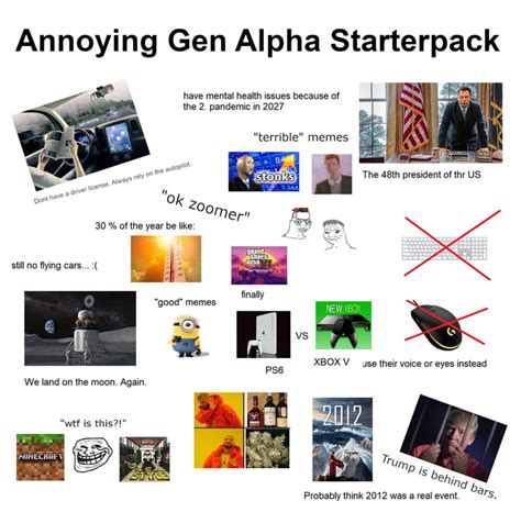 The Annoying Gen Alpha Starterpack - 9GAG