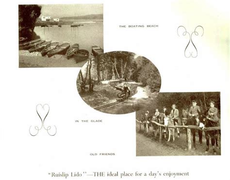 Historical pictures of Ruislip Lido | Ruislip Lido Brochure Images From ...