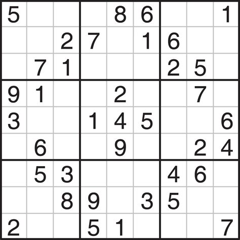 Printable Sudoku Puzzles For Beginners - Printable Crossword Puzzles