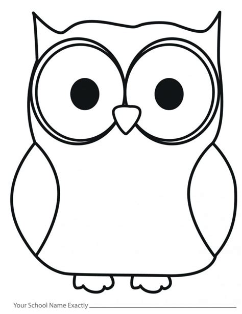 Owl Outline Printable - Printable Word Searches