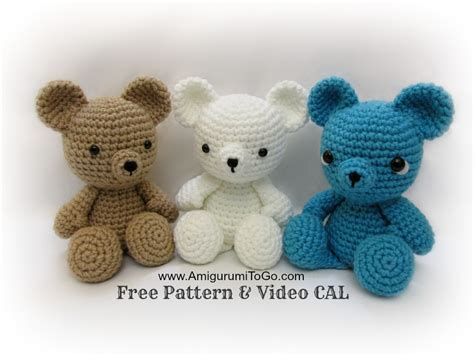 Crochet Teddy Bear - The Spinners Husband