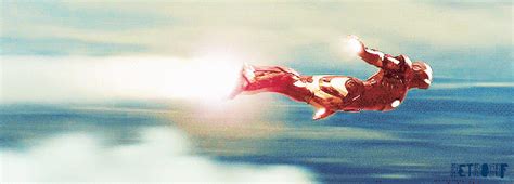 Flying Iron Man Animated Gif