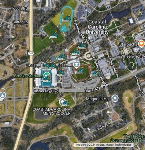 Coastal Carolina University Athletic Facilities - Google My Maps