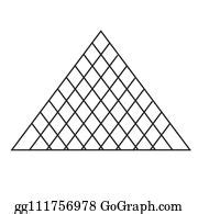 60 Louvre Pyramid Clip Art | Royalty Free - GoGraph