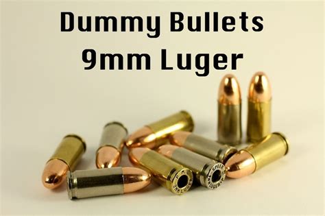 9mm Dummy Bullets / Replica Dummy Rounds Bullet Casings