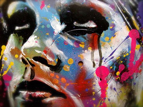 David Walker, Vinyl… | David Walker, Spray paint on Vinyl, s… | Flickr