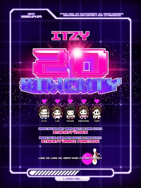 ITZY - #Twenty (MV / Dance Practice Teaser Poster) : r/kpop