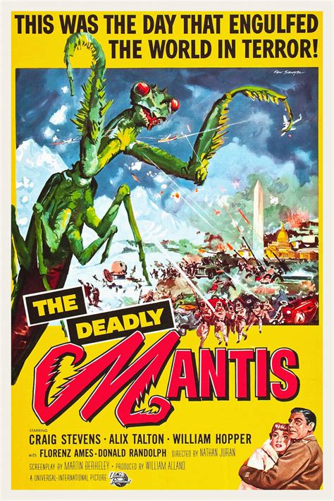 Wall Art Print | The Deadly Mantis (Retro Cinema / Horror Movie Poster ...