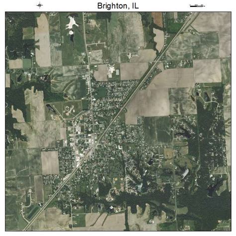 Aerial Photography Map of Brighton, IL Illinois