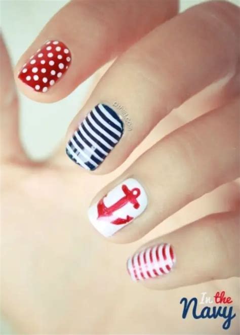 26 Cute Anchor Nail Art Designs Perfect for This Summer