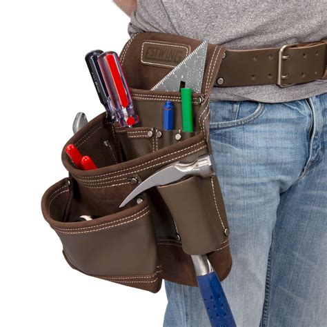 9 Pocket Leather Contractor's Tool Pouch – Estwing