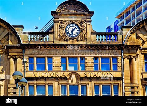 Victoria Railway Station, Manchester, England Stock Photo - Alamy