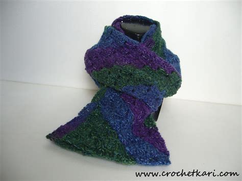 Crochetkari: Crochet C2C scarf