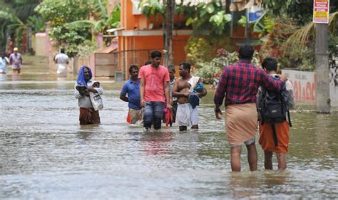 Kerala flood in pictures: Latest images show India floods aftermath ...