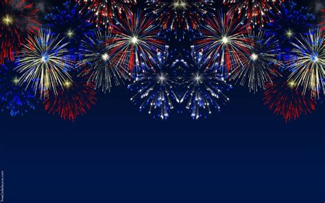 Blue Fireworks Template Backgrounds for Powerpoint Templates - PPT ...