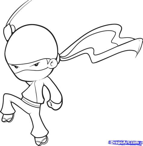 ninja drawing - Google Search | Drawing pictures for kids, Easy ...