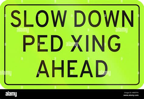 Road sign in the Philippines - Slow down, pedestrian crossing ahead ...