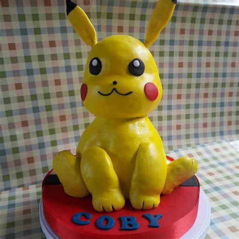 3D Pikachu Cake - Decorated Cake by Rachelsweet - CakesDecor