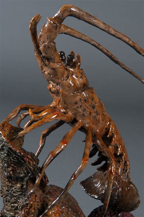 A Signed Contemporary Bronze Floridian Lobster Sculpture For Sale at 1stDibs | bronze lobster ...