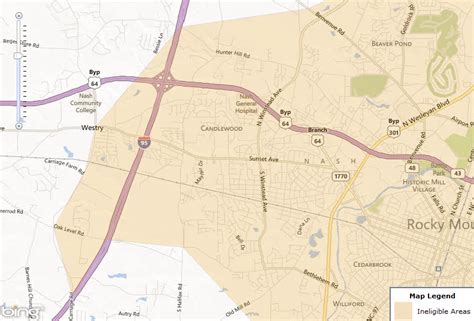 USDA Home Loans in Rocky Mount NC | USDA Map Changes in Rocky Mount NC