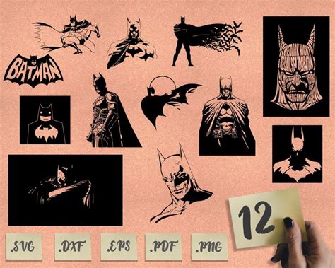 BATMAN SVG, superhero svg, batman silhouette, batman clipart, batman ...