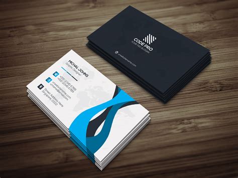 Corporate Business Card (18100) | Business Cards | Design Bundles