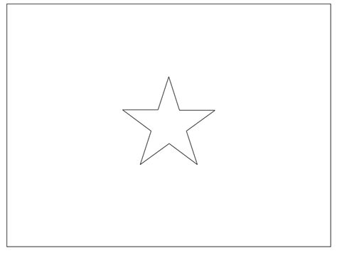 the national flag of vietnam coloring page