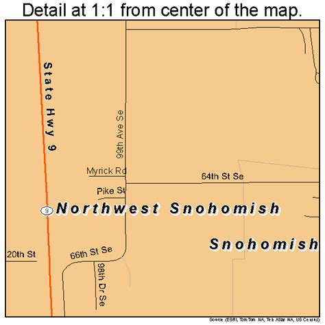 Northwest Snohomish Washington Street Map 5350191