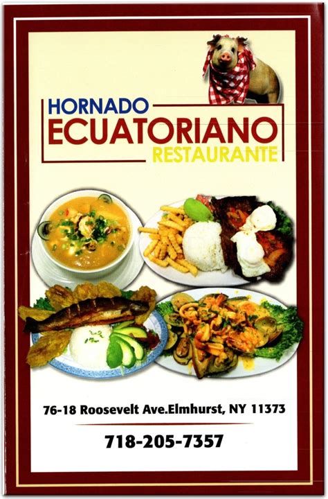 Hornado Ecuatoriano Restaurant in Queens / Official Menus & Photos