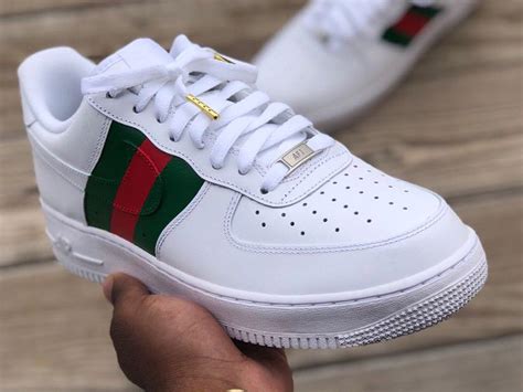 Custom Gucci Af1s in 2020 | Nike shoes air force, Sneakers fashion, Cute shoes