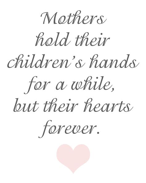 Mother's Quote Printable | While He Was Napping