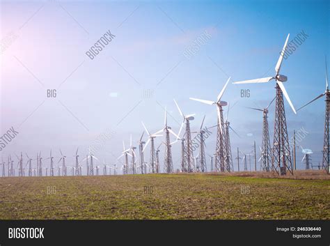 Wind Turbines Farm Image & Photo (Free Trial) | Bigstock