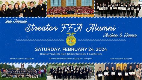 2nd Annual Streator FFA Alumni Auction & Dinner, Streator Township High School District 40 ...