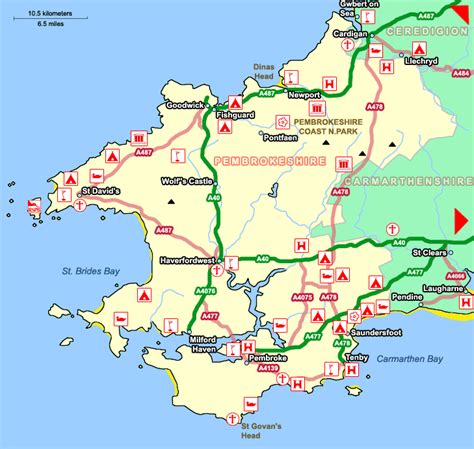 Holidays in Pembrokeshire Wales, a guide to find a holiday in Pembrokeshire