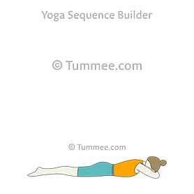 Makarasana Yoga (Crocodile Pose) | Yoga Sequences, Benefits, Variations ...