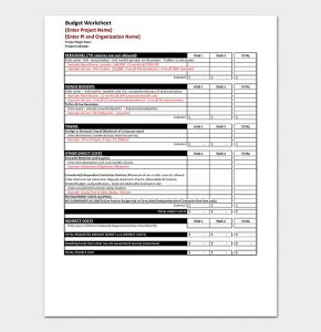 Budget Timeline Template - 16+ Free (For Word, Excel & PDF Format)