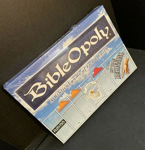 Bibleopoly Board Game Biblical Christian Family Fun Faith New Sealed ...